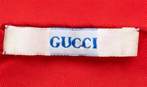 gucci foulard in seta anni '90 